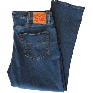 Levi's 511 Men's Jeans 38x30 Dark Wash Denim Slim Fit Slim Leg